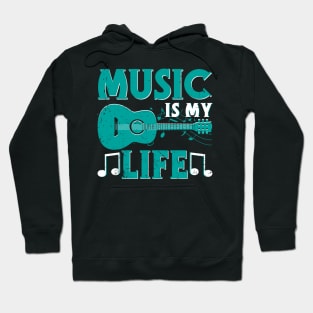 Music Is My Life Graphic Hoodie